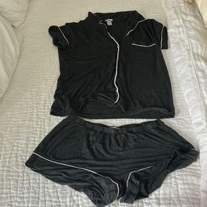 Eberjey modal short pajama set- charcoal, size M, excellent condition
